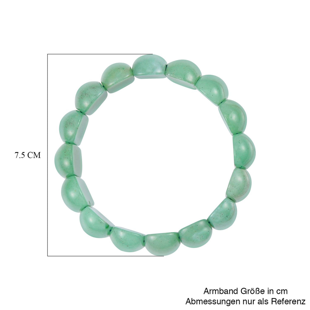 Grüner Aventurin Armband, 18 cm,  ca. 365.50 ct