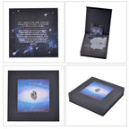 Gem Crystal Kollektion - Echter Muonionalusta Meteorit in Geschenkverpackung für Sammler
