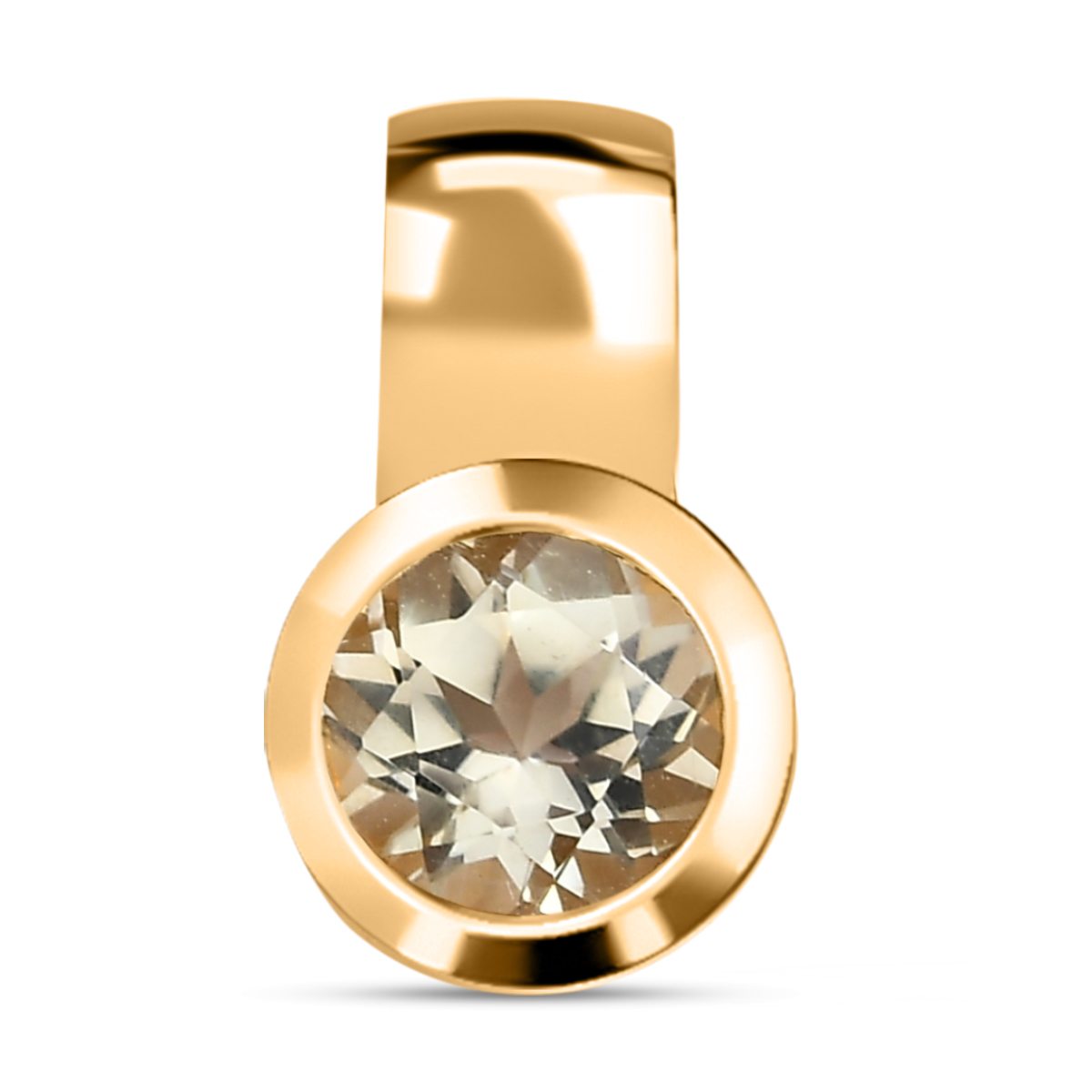 Triphan Anhänger, 925 Silber Gelbgold Vermeil ca. 1.05 ct