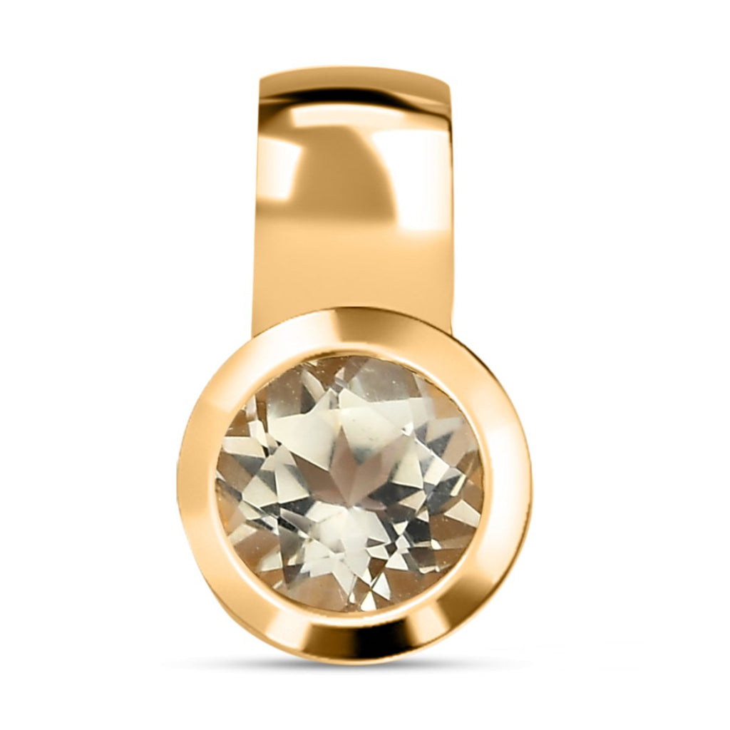 Triphan Anhänger, 925 Silber Gelbgold Vermeil ca. 1.05 ct