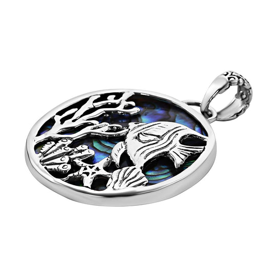 Royal Bali - Abalone Muschel Anhänger 925 Silber