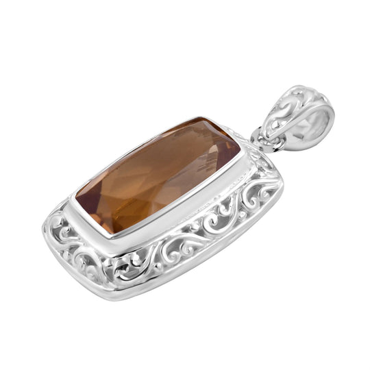 Royal Bali - Citrin Anhänger, 925 Silber ca. 8.05 ct