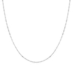 Prämie 950 Platin Flache Spiegel Kette ca. 56 cm ca. 2,70g