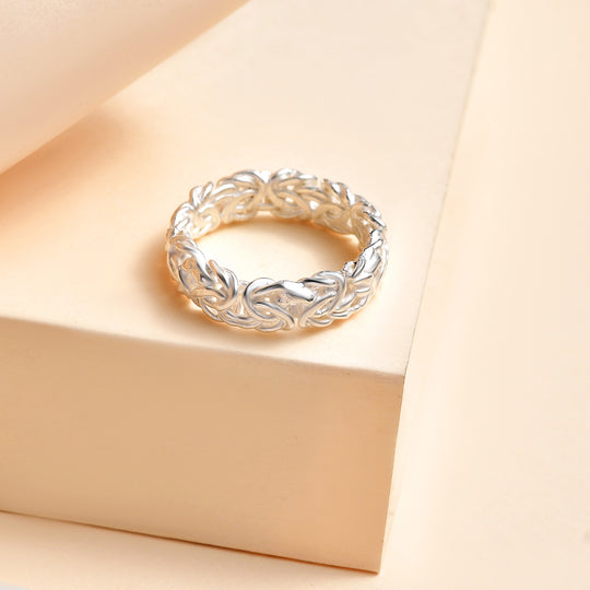925 Silber Ring, ca. 4,10g