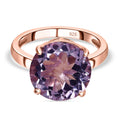 Rose De France Amethyst Ringe 925 Silber rosévergoldet (Größe 16.00) ca. 5.59 ct