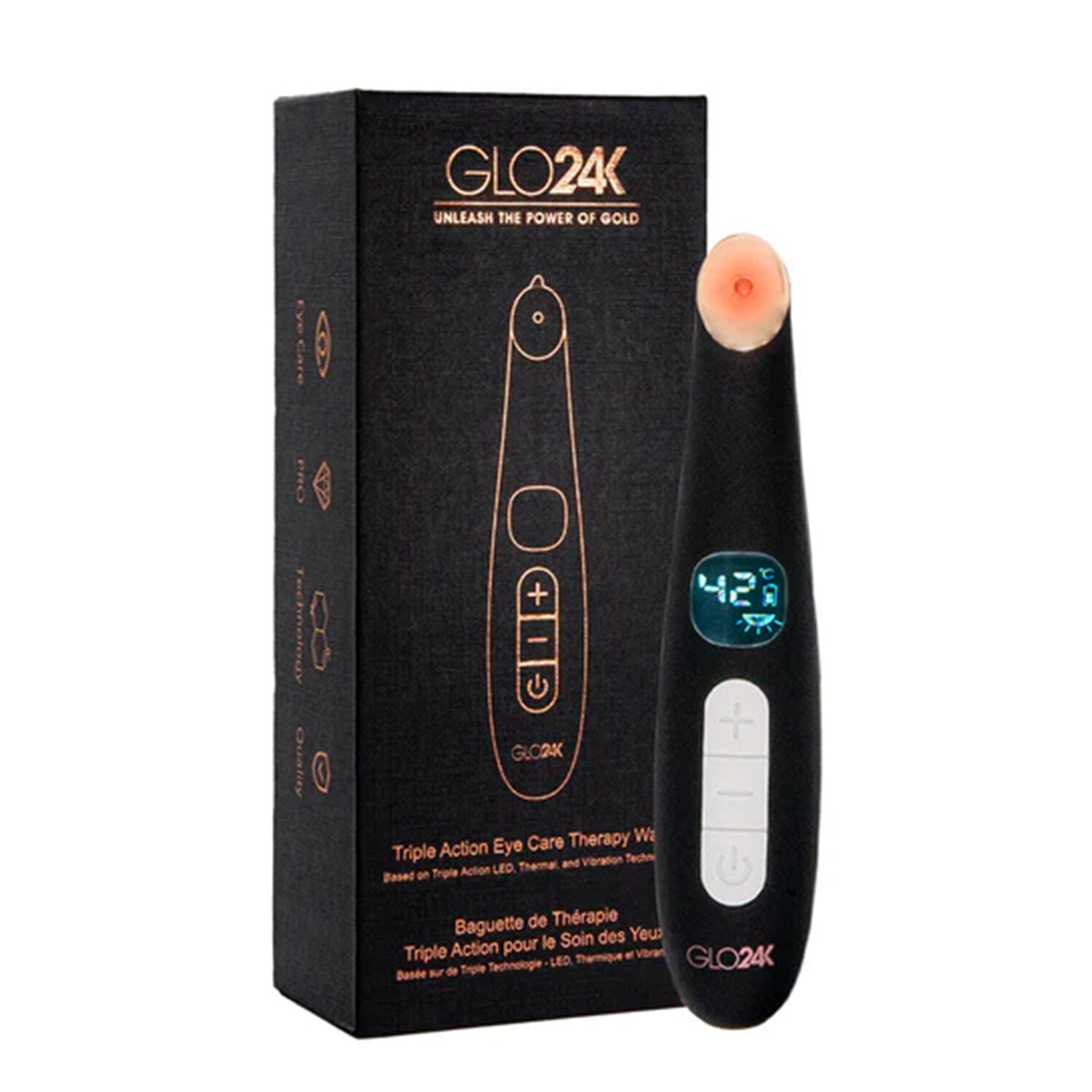 GLO24K :Triple Action Eye Care Therapy Wand