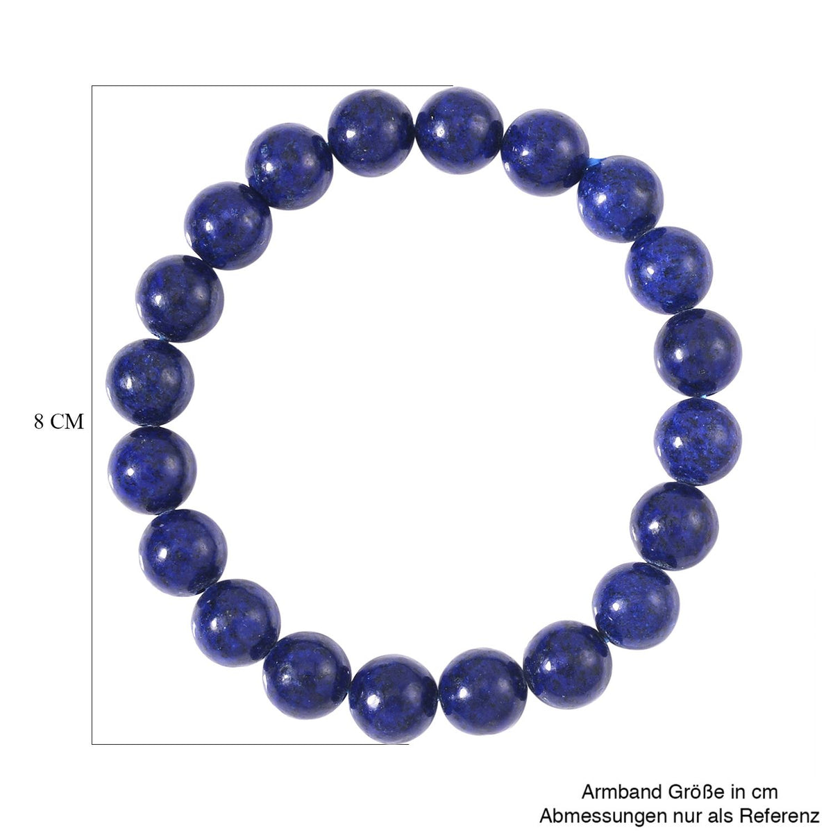 Lapislazuli Armband, (9-11mm), 18 cm, ca. 170.00 ct