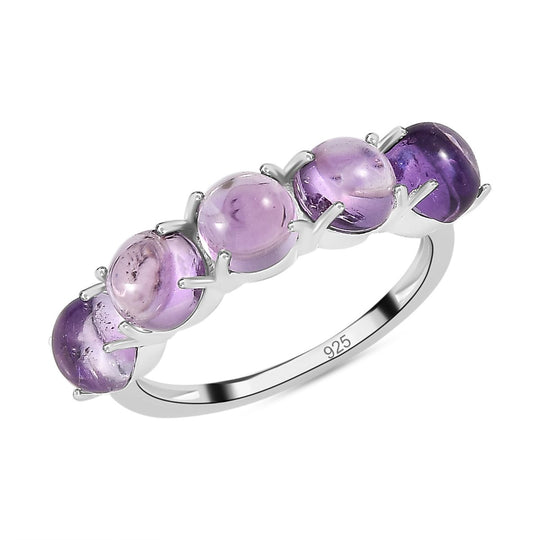 Rosa Amethyst Ring, 925 Silber , ca. 2.93 ct