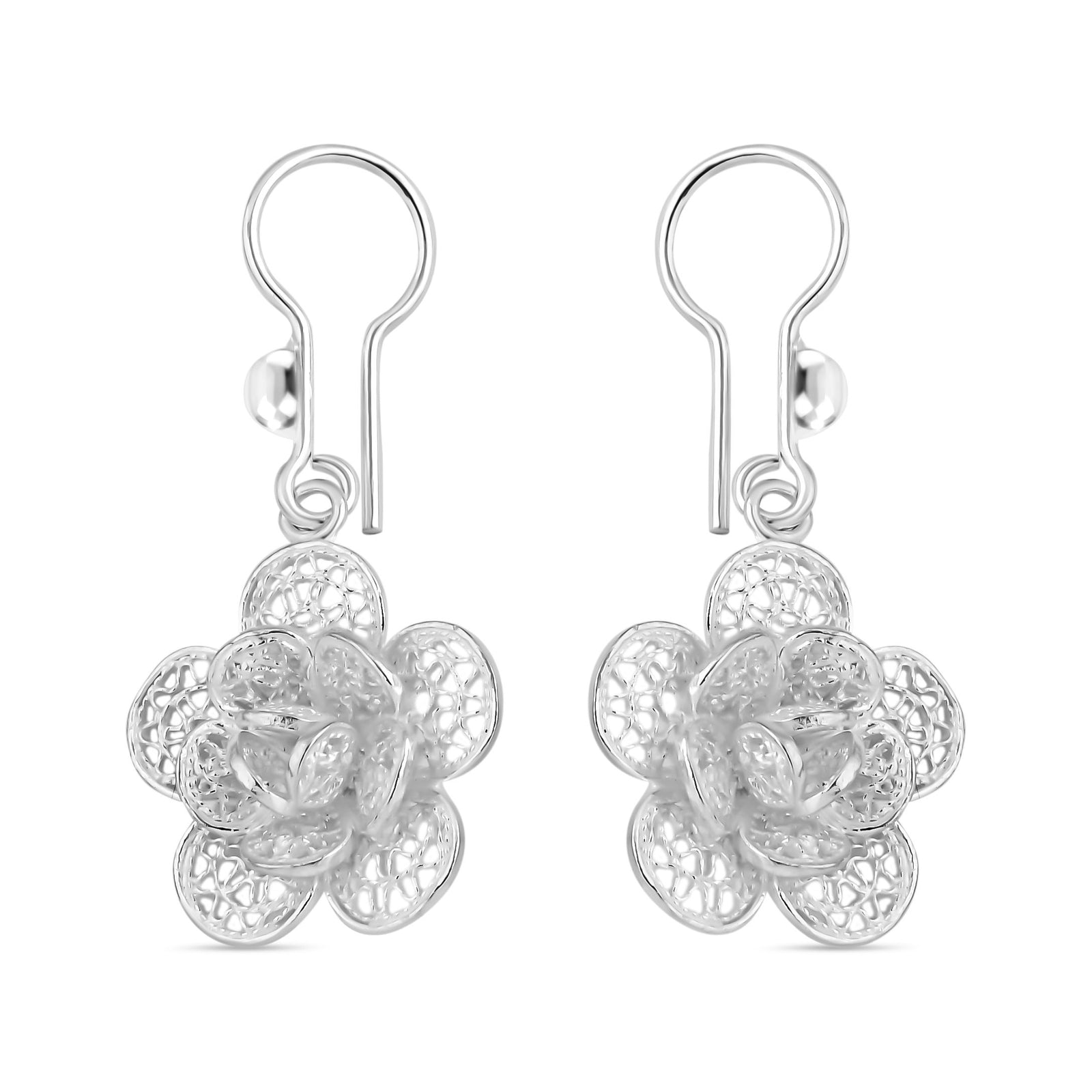 Royal Bali - 925 Silber Ohrringe, ca. 4,30g