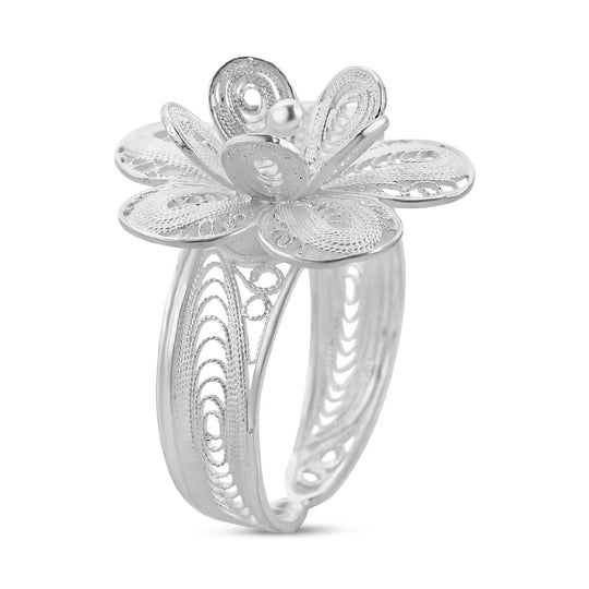Royal Bali Kollektion - 925 Silber Ring, , ca. 4,78g