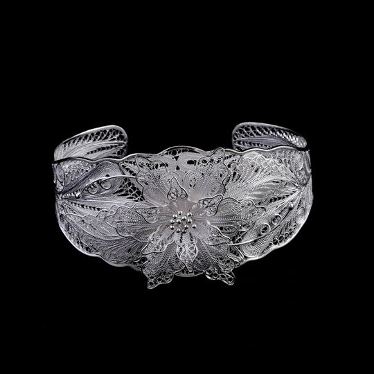 Royal Bali - 925 Silber Armreif, ca. 19 cm, ca. 25,43g