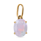 AA Natürlicher, äthiopischer Welo Opal Anhänger 375 Gold ca. 0.79 ct