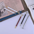5er-Set Kristall-Kugelschreiber mit 5 Tinten, 15,2 cm, Mehrfarbig
