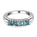 Minz Apatit Ring, 925 Silber platiniert (Größe 17.00) ca. 0.95 ct