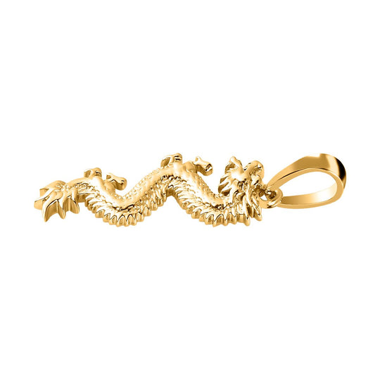 375 Gold Drachen Anhänger, ca. 1,41g