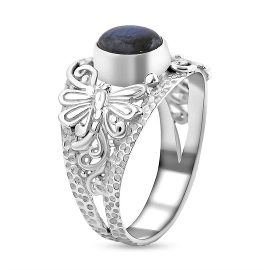 Royal Bali - Labradorit Ring, 925 Silber, , ca. 2.10 ct