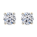 Lab grown Diamant-Ohrringe, IGI zertifiziert SI-GH Ohrringe, 585 gelbgold, ca. 0.50 ct