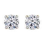 Lab grown Diamant-Ohrringe, IGI zertifiziert SI-GH Ohrringe, 585 gelbgold, ca. 0.50 ct