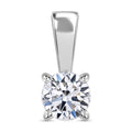 LUXORO IGI zertifizierter SI GH Labor Diamant Anhänger in 	585 Weißgold - 0,50 ct.