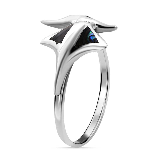 Royal Bali - Abalone Muschel Ring, 925 Silber
