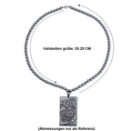Terahertz Halskette ca. 53.25 cm 925 Silber rhodiniert ca. 295.70 ct