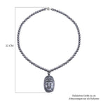 Terahertz Halskette ca. 53.25 cm 925 Silber rhodiniert ca. 232.60 ct