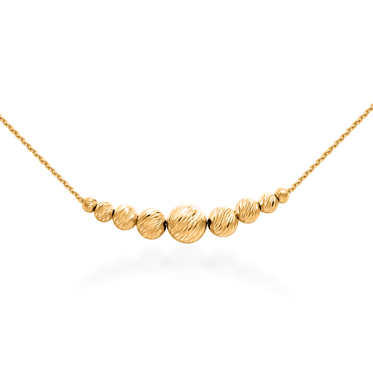 Maestro Kollektion - Diamantschliff, 585 Gold Halskette ca. 45 cm ca. 3,06g