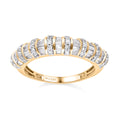 Weißer Diamant I1 Ring,SGL zertifiziert,585 Gold, (Größe 17.00) ca. 1.00 ct