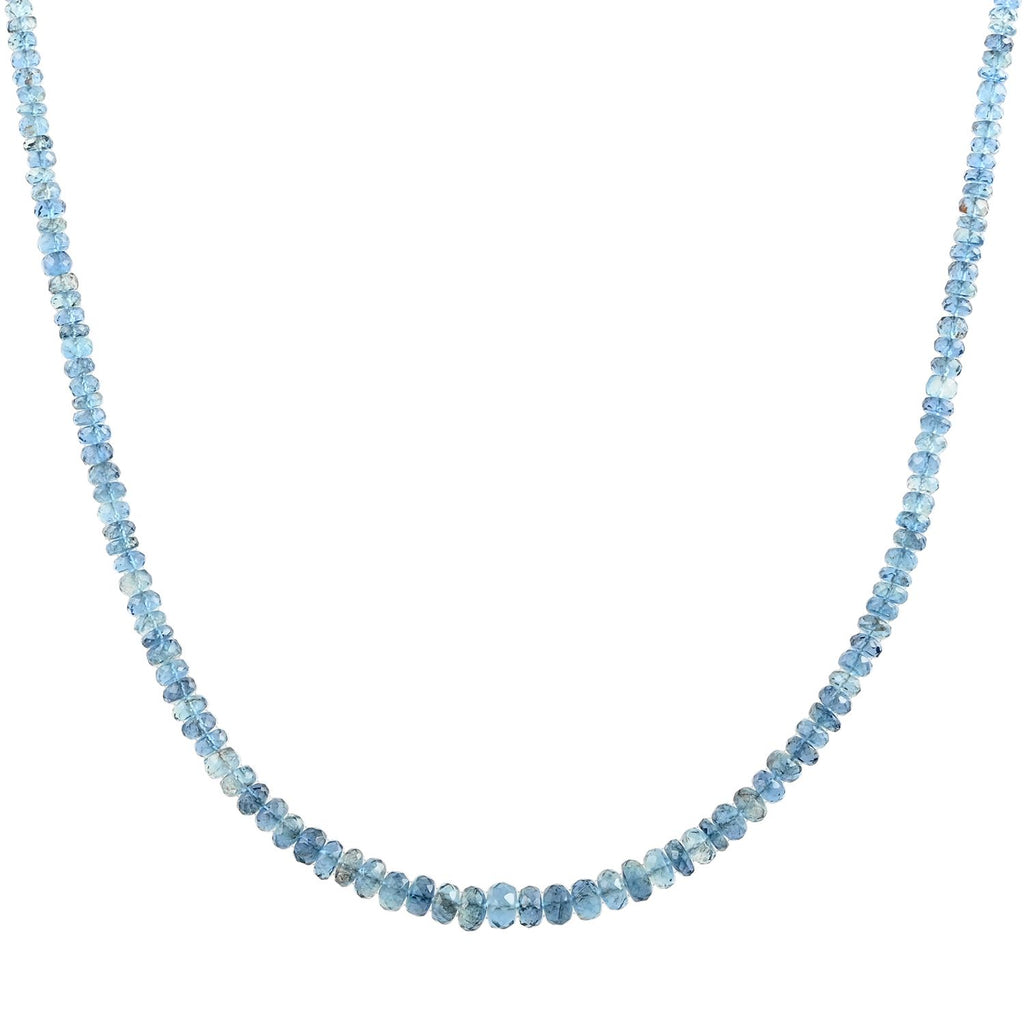 Rhapsody AAAA Santamaria Aquamarin Halskette ca. 45 cm 950 Platin ca. 60,00 ct.
