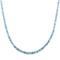 Rhapsody AAAA Santamaria Aquamarin Halskette ca. 45 cm 950 Platin ca. 60,00 ct.