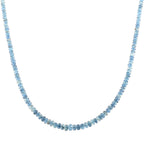 Rhapsody AAAA Santamaria Aquamarin Halskette ca. 45 cm 950 Platin ca. 60,00 ct.
