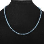 Rhapsody AAAA Santamaria Aquamarin Halskette ca. 45 cm 950 Platin ca. 60,00 ct.