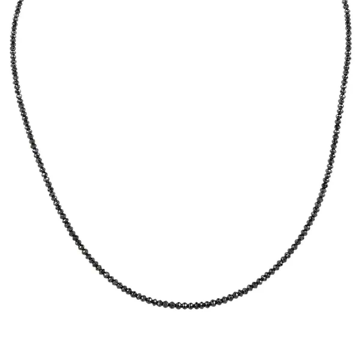 Rhapsody Schwarzer Diamant AAAA Halskette ca. 45 cm 950 Platin ca. 24,00 ct.