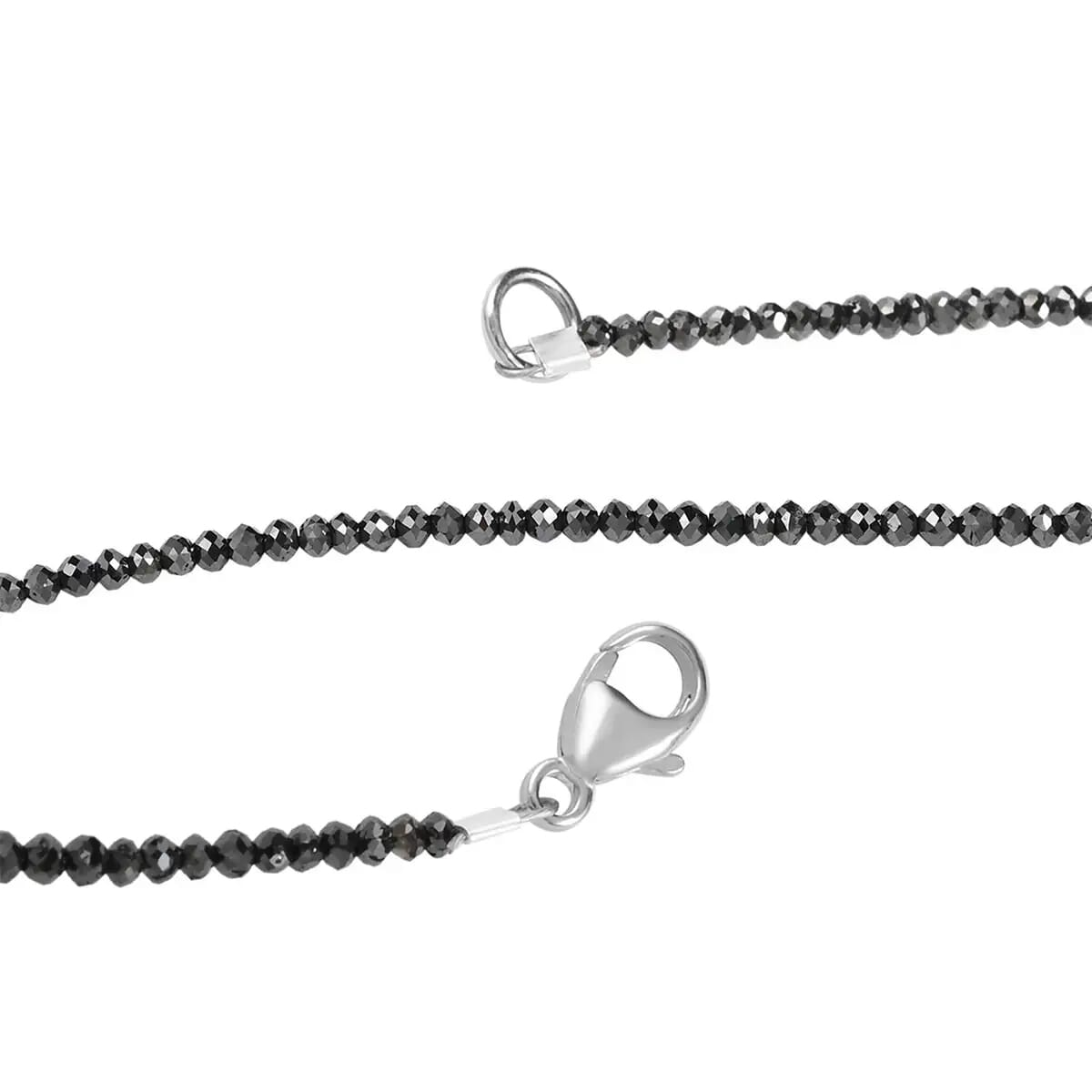 Rhapsody Schwarzer Diamant AAAA Halskette ca. 45 cm 950 Platin ca. 24,00 ct.