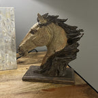 Harz Home Dekor, 15.5x13x25.5cm, Pferd