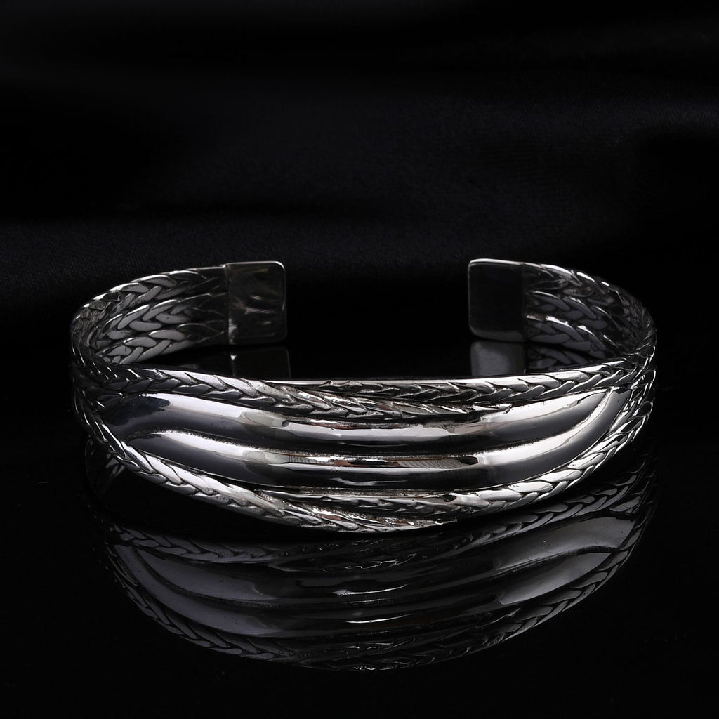 925 Silber Armreif ca. 19 cm ca. 26,77g