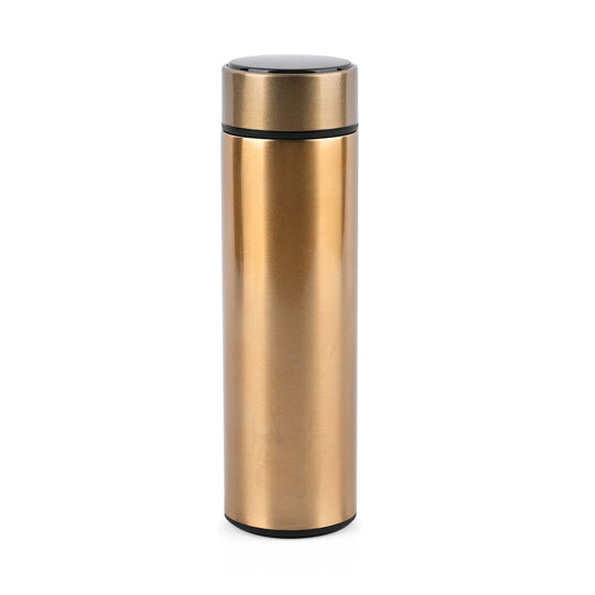 Smart LED Temperatur-Vakuumbecher aus Edelstahl, 6.5x22.5cm, Gold