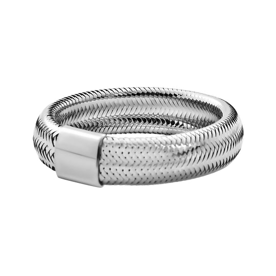 Maestro Kollektion - flexibler italienischer Ring, 585 Roségold