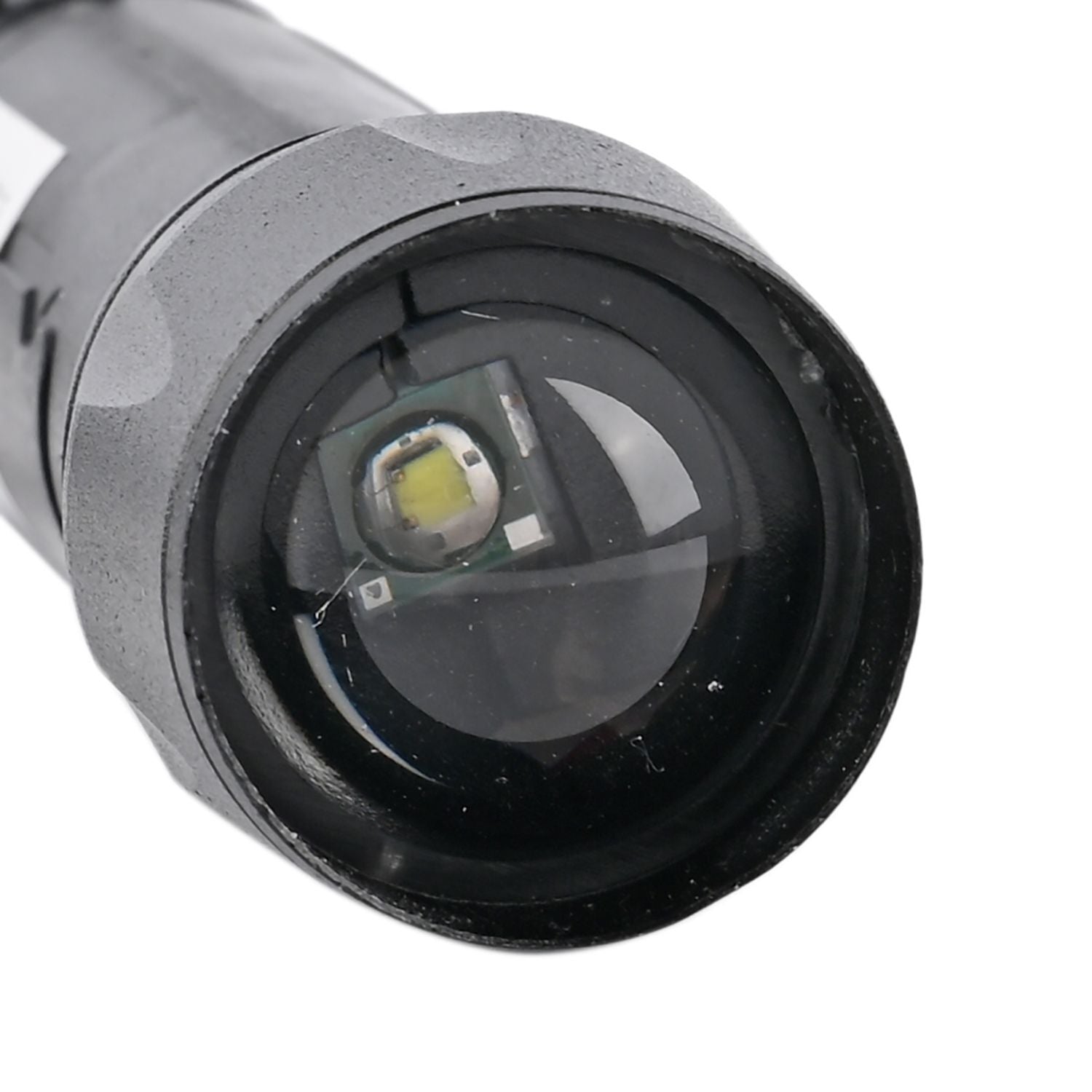 2-in-1 LED-Taschenlampe, wiederaufladbar mit COB-Licht: Drei Modi, Zoom, wasserdicht, rutschfest. 1200mAh Akku, USB-C. 9,5x10,2x2,8 cm
