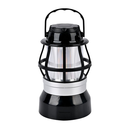 Tragbare Campinglaterne mit LED Beleuchtung, 360-Grad-Abdeckung, 2 Farbtemperaturen, batteriebetrieben