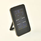 TechVision kabellose digitale Wetterstation, Innen-Außentemperatur, 18.5x12x2.5cm, Schwarz/Weiß