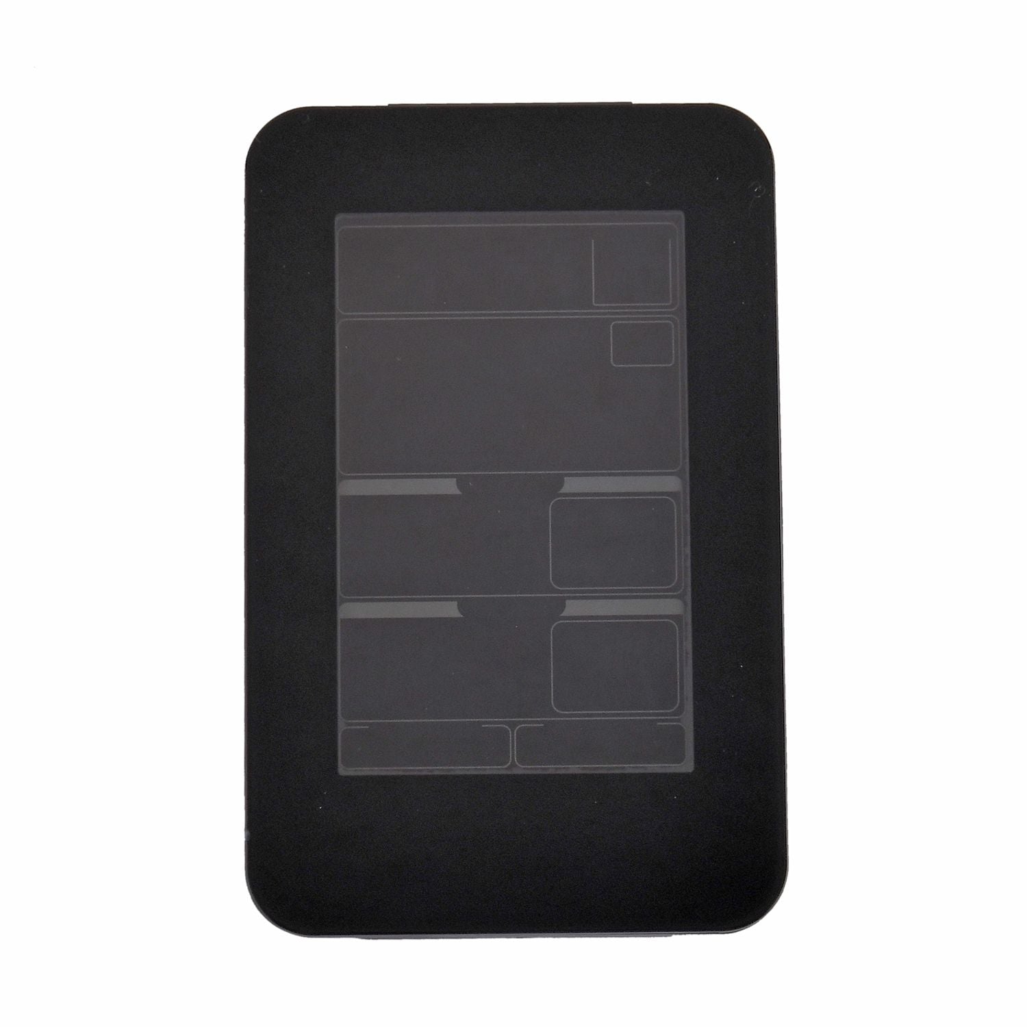 TechVision kabellose digitale Wetterstation, Innen-Außentemperatur, 18.5x12x2.5cm, Schwarz/Weiß