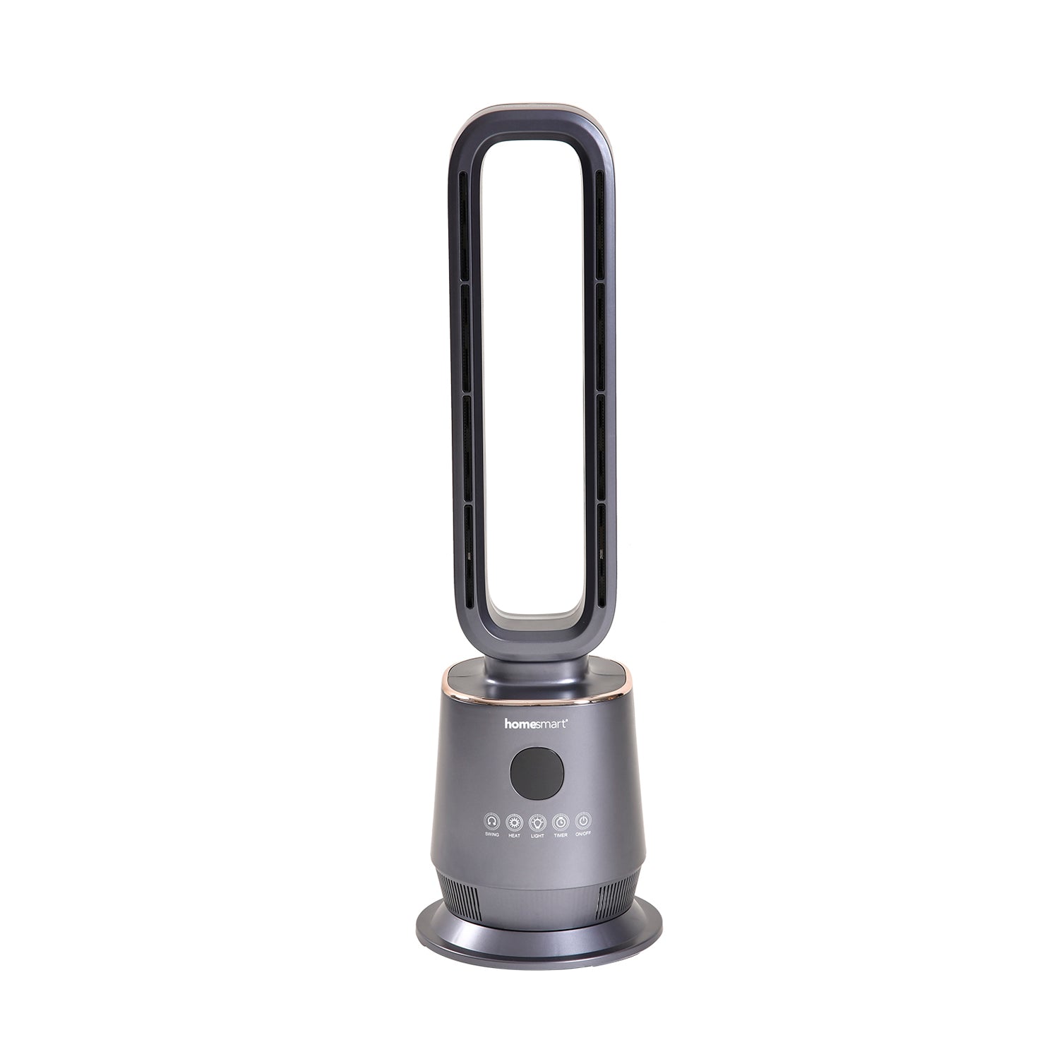 Homesmart - Multifunktionaler Ventilator mit LED-Licht und Wärmefunktion, 1000/2000W