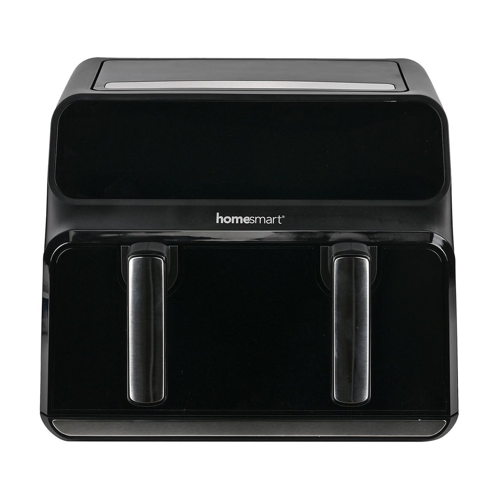 Heißluftfritteuse Deluxe: 8,5L Kapazität, 1700W, Touch-Display und Dual-Korb-System, schwarz
