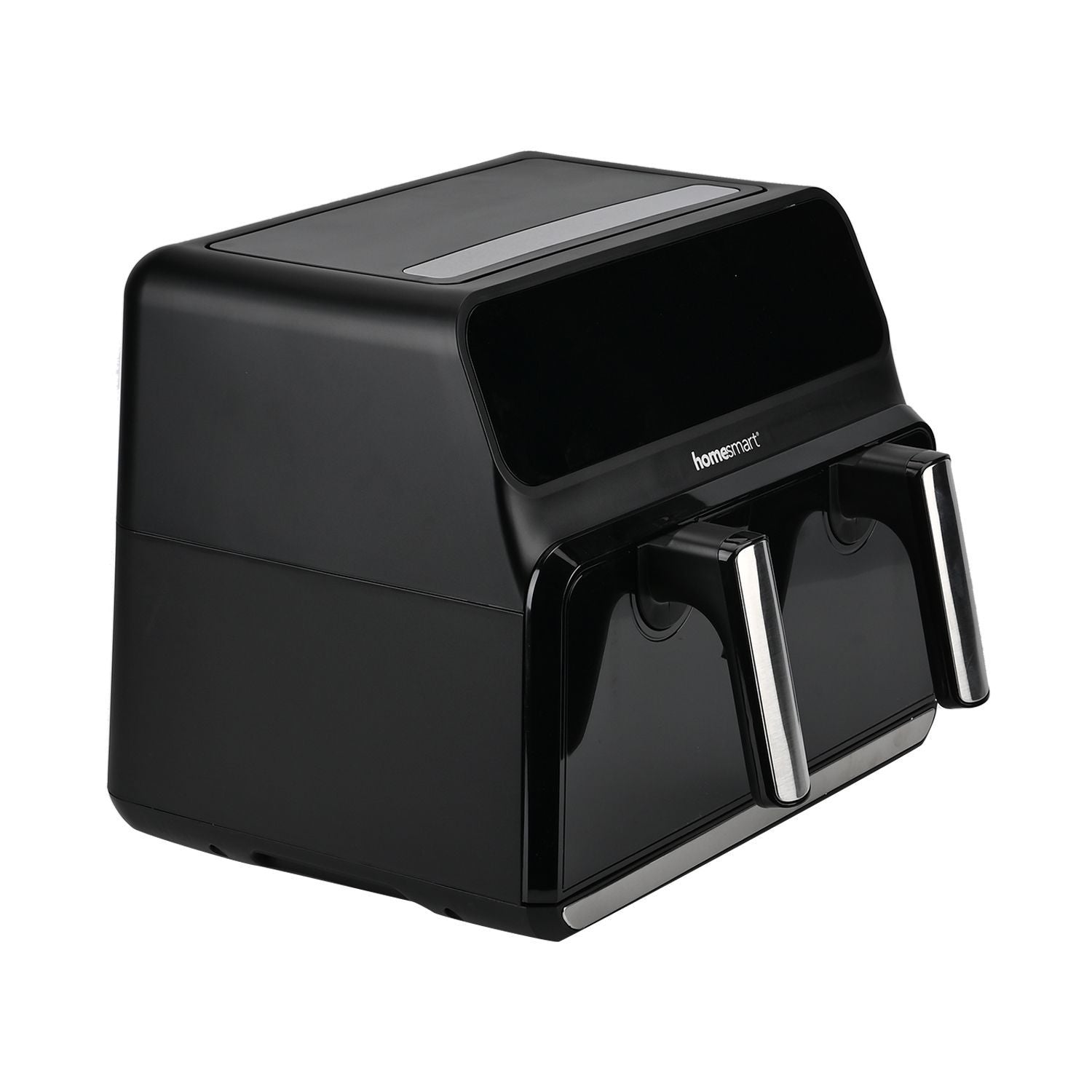 Heißluftfritteuse Deluxe: 8,5L Kapazität, 1700W, Touch-Display und Dual-Korb-System, schwarz