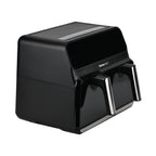 Heißluftfritteuse Deluxe: 8,5L Kapazität, 1700W, Touch-Display und Dual-Korb-System, schwarz