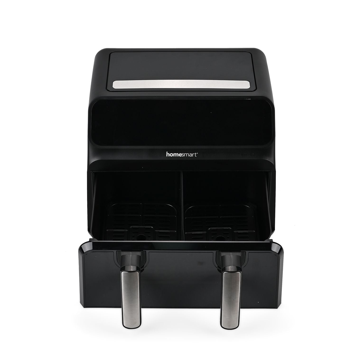 Heißluftfritteuse Deluxe: 8,5L Kapazität, 1700W, Touch-Display und Dual-Korb-System, schwarz