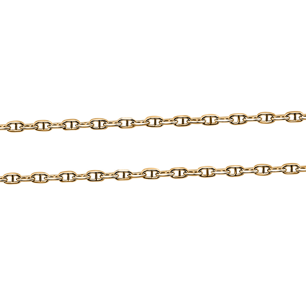Mariner Kette, 925 Silber vergoldet, ca. 50 cm ca. 2,19g