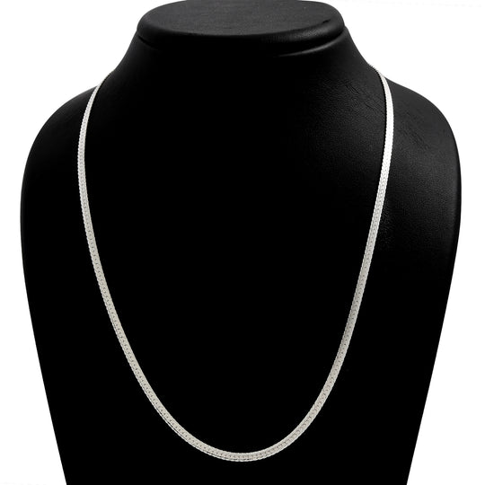 925 Silber Kette, ca. 50 cm, ca. 8,75g