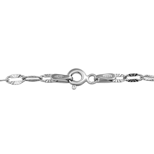 925 Silber Kette, ca. 75 cm, ca. 4,03g
